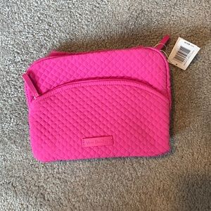 Pink iconic large cosmetic bag